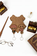 Llavero Harry Potter y Dobby — Madera grabada