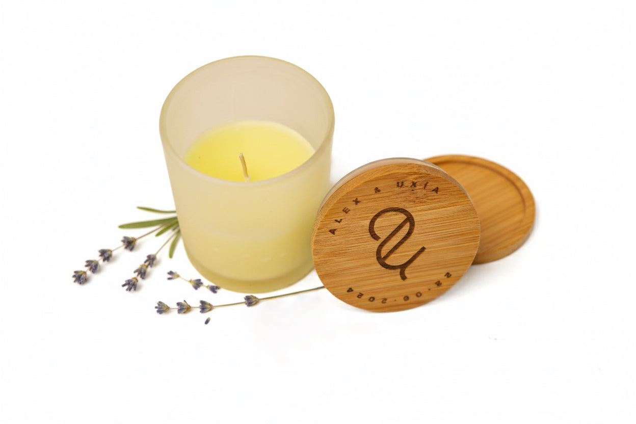Vela aromática de vainilla